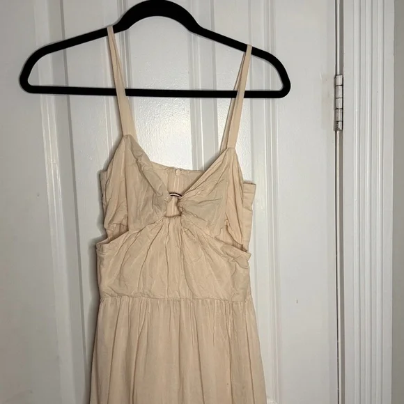 Bec and Bridge Cream Puka Shell Cream Midi Dress - Picture 4 of 6